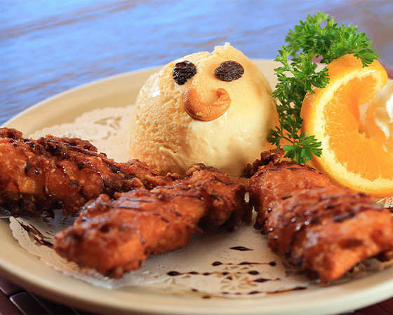 Image: Fried Banana with   Ice Cream